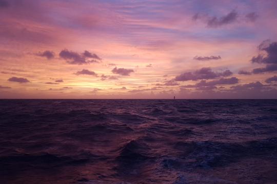 Sunrise with Liverpool on theHorizon